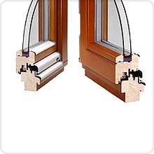Dřevěná okna a dveře